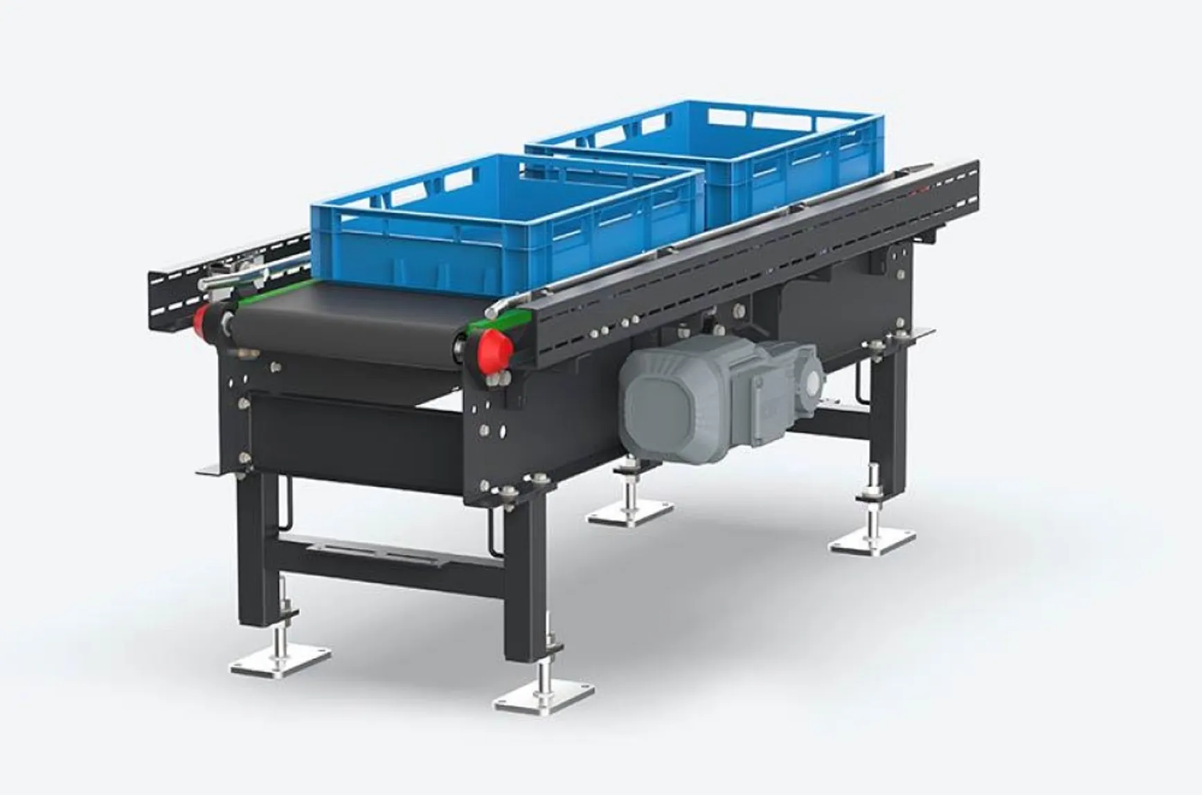 Conveyors for crates
